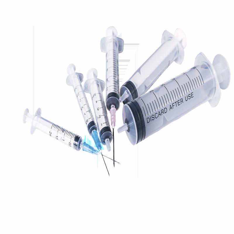 Шприц з голкою, 3-компонентний, LUER, 20 мл, 21G Mediprim